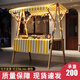 擺攤展示架擺攤折疊桌集市攤位架子推車夜市擺攤神器小吃車折疊桌 紅白色120*60*200無桌布無燈