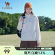 駱駝（CAMEL）戶外抓絨衣?lián)u粒絨打底衛(wèi)衣保暖沖鋒衣內(nèi)膽 AA32263670 暖白 L
