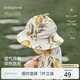 babylove嬰兒帽子夏季竹棉山茶紗布外出遮陽帽男女寶寶漁夫帽清新可愛