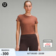 lululemon丨All It Takes 女士運(yùn)動(dòng) T 恤 *羅紋 Nulu? 瑜伽上衣 LW3GNAS 古銅棕 XS /4