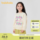 巴拉巴拉兒童衛(wèi)衣女童2024春秋裝卡通兔子甜美圓領套頭上衣萌208324121001