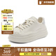 百麗（Belle）休閑帆布鞋女商場(chǎng)同款厚底增高板鞋B3P1DBM4 白色 37 (235mm)