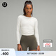 lululemon丨All It Takes 女士運(yùn)動(dòng)長(zhǎng)袖T恤*羅紋 Nulu? LW3GK5S 骨白 M /8