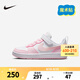 NIKE 耐克男女童休閑板鞋COURT BOROUGH魔術(shù)貼易穿脫兒童運動童鞋低幫 DV5457-105 35 【建議腳長22cm】