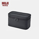 無印良品（MUJI）錦綸 手提收納包 化妝包 洗漱包 旅行 居家 便攜 OHH29A4S 黑色