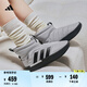 adidas ADIPUFF面包鞋柔軟舒適保暖中幫棉鞋阿迪達斯官方輕運動 軌道灰/黑色 39