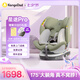 袋鼠爸爸（EURO KIDS）安全座椅0-12歲360度旋轉新生兒車載汽車用座椅星途pro海沫綠