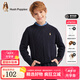 暇步士（Hush Puppies）【經(jīng)典款】童裝兒童男女大童秋季新款簡(jiǎn)約舒適時(shí)尚百搭線衣 藏藍(lán) 150 cm