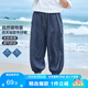 左西男童牛仔褲夏季輕薄褲子2025新款兒童防蚊褲長(zhǎng)褲 深牛仔色 120