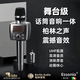 ESSONIO意大利品牌【U段拓展】話筒音響一體麥克風雙喇叭高音質(zhì)自帶聲卡K歌車載家用戶外無線遙控直播專用 銀色【大音量+U段模式】
