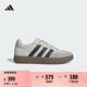 adidas「T頭鞋」BARREDA板鞋德訓(xùn)鞋男女春季新款阿迪達(dá)斯輕運(yùn)動(dòng) 灰色/黑色/樹脂黃   42.5