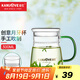 金灶（KAMJOVE）茶杯 茶水分離杯 耐熱玻璃泡茶杯子 帶過濾創(chuàng)意水杯 辦公個人杯 300ml/TP-602（琉璃手柄）
