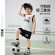 ASK JUNIOR【兒童快干套裝】25夏季小童無(wú)袖背心T恤運(yùn)動(dòng)短褲兩件男童