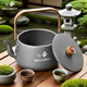 WAILAMHK燒水壺 戶外輕量便攜茶具戶外泡茶煮茶壺 水壺野餐露營煮水壺鋁合 炊焰水壺1.1L