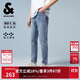 杰克·瓊斯（JACK&JONES） 秋季新款男裝牛仔褲潮流水洗磨白做舊彈力修身長(cháng)褲225332084 