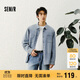 森馬（Semir）襯衫男純棉牛仔外套復古水洗2025春季上衣時(shí)尚百搭潮109125105103