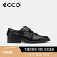 愛(ài)步（ECCO）七夕禮物孟克鞋男鞋 25年秋季新款經(jīng)典商務(wù)皮鞋 都市米蘭523334 黑色52333401001 45