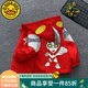 G.DUCKKIDS聯(lián)名奧特曼衣服男童外套春秋款洋氣秋冬季加絨加厚兒童棉服小男孩 紅色【春秋款】 110 建議身高100-110cm4-5歲