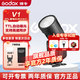 神牛（Godox）V1/V1pro/V100圓頭相機(jī)閃光燈機(jī)頂熱靴TTL高速同步大功率鋰電池補(bǔ)光燈外置人像攝影旗艦品質(zhì)外拍燈 【熱銷推薦】神牛V1閃光燈官方標(biāo)配 佳能版
