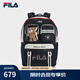 FILA 斐樂官方女包背包2025秋季新款時尚雙肩包多口袋書包電腦包 傳奇藍(lán)-NV XS