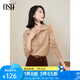 歐莎（OSA）減齡粉色Polo領(lǐng)針織衫毛衣女打底衫內(nèi)搭上衣2025秋新款百搭氣質(zhì) 深杏色 S