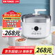 天際（TONZE）蒸汽 隔水燉 電燉鍋陶瓷燉湯鍋家用全自動(dòng)煮粥神器2-4人用煲湯鍋2.5升電燉盅25AG 2.5L