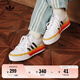 adidas NIZZA PLATFORM厚底增高運動帆布鞋男女阿迪達斯三葉草   白色/黑色/日光黃   39