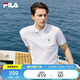 FILA 斐樂(lè)官方polo衫男2025年夏季涼感短袖t恤透氣男士休閑商務(wù)上衣