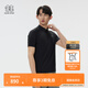 KOLON SPORT/可隆戶外短袖POLO 男士接觸涼感UPF50+多功能衫 LHPT5MN129-BK 黑色 XL180/100A