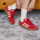 adidas「T頭鞋」VL COURT復古休閑板鞋德訓鞋男女阿迪達斯輕運動   淺猩紅/暖香草色/黃色(推薦女生選小半碼)   37