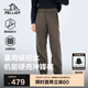 伯希和（Pelliot）[山殼]硬殼沖鋒褲男女防風(fēng)夏季徒步登山工裝褲子11410201棕L