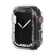 兜兜格適用AppleWatch S9保護殼S8蘋(píng)果iWatch7手表表殼S10 46mm透明ultra1/2簡(jiǎn)約49mm防摔42半包保護41潮透明-硬殼（贈水凝膜）適用:iwatch S6/S5/S4/SE【40m