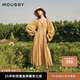 moussy 【劉亦菲同款】南法度假風(fēng)碎花浪漫優(yōu)雅連衣裙028ISX33-3711 070米色 S