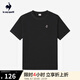 樂卡克法國(guó)公雞夏季圓領(lǐng)短袖T恤 L242UECA0302 炫黑色-2 L