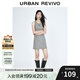 UR2025春季新款女裝美式運(yùn)動(dòng)風(fēng)字母無(wú)袖連衣裙UYY750043 彩灰 S