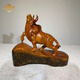 京城世家金絲楠木牛擺件公司店鋪開(kāi)業(yè)招財客廳裝飾品送禮大件根雕木雕高檔 香樟木長(cháng)48寬14高43
