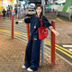 溫格芳學(xué)院風(fēng)衛(wèi)衣運動服套裝女2025春秋新款韓版寬松休閑時尚炸街兩件套 藏青色衛(wèi)衣+藏青色褲子 M