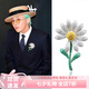 GUIG2025高顏值時(shí)尚飾品權(quán)志龍同款雛菊項(xiàng)鏈平替版鈦鋼輕奢小眾 雛菊胸針