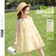 ASK JUNIOR【吸濕透氣】?jī)和棺?5夏季小童掛脖吊帶裙女童涼爽連衣裙