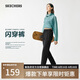 斯凱奇（Skechers）閃穿褲夏季女士休閑褲修身顯瘦運(yùn)動褲吸濕速干九分褲長褲P225W293