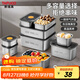 泰福高（TAFUCO）不銹鋼保鮮盒316L食品級飯盒密封便當收納餐盒冰箱分裝帶蓋T5381