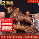 禮御友嘉木雕牛擺件招財客廳老板辦公室桌裝飾品實(shí)木牛吉祥物公司喬遷禮品 花梨木運勢如意精雕款 小號