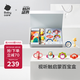 babycare搖鈴安撫禮盒新生兒見(jiàn)面禮嬰兒玩具禮盒滿月禮物布書安撫巾8件套