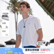 哈吉斯（HAZZYS）男女裝 夏季【情侶款】圓領(lǐng)上衣簡約純色百搭短袖T恤 白色WT -男款 L （175/96A 48） 男
