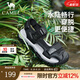 駱駝（CAMEL）包頭涼鞋男夏季新款涼拖鞋男士休閑戶外男士涼鞋運(yùn)動(dòng)沙灘鞋 G14M076669 夜黑色 41
