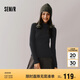 森馬（Semir）[商場同款]毛衣女緊身羊毛衫2024冬半高領(lǐng)打底衫顯瘦101724107003
