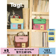 Tagi.機(jī)靈小房子防水皮質(zhì)便攜洗漱包大容量收納包化妝包 芝士海鹽