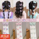 Andralyn兒童發(fā)夾珍珠蝴蝶編發(fā)鏈古風(fēng)流蘇發(fā)繩小女孩超仙公主發(fā)卡扎發(fā)頭飾 粉色珍珠蝴蝶+紫色珍珠蝴蝶