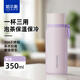 哈爾斯思諾保溫杯304不銹鋼車(chē)載泡茶大容量上學(xué)專(zhuān)用提繩水杯 粉色350ml