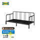宜家（IKEA）費(fèi)斯多多功能鐵藝床坐臥兩用單人床耐用小戶型沙發(fā)床 坐臥兩用床框架（不含床墊）/上 80x200cm